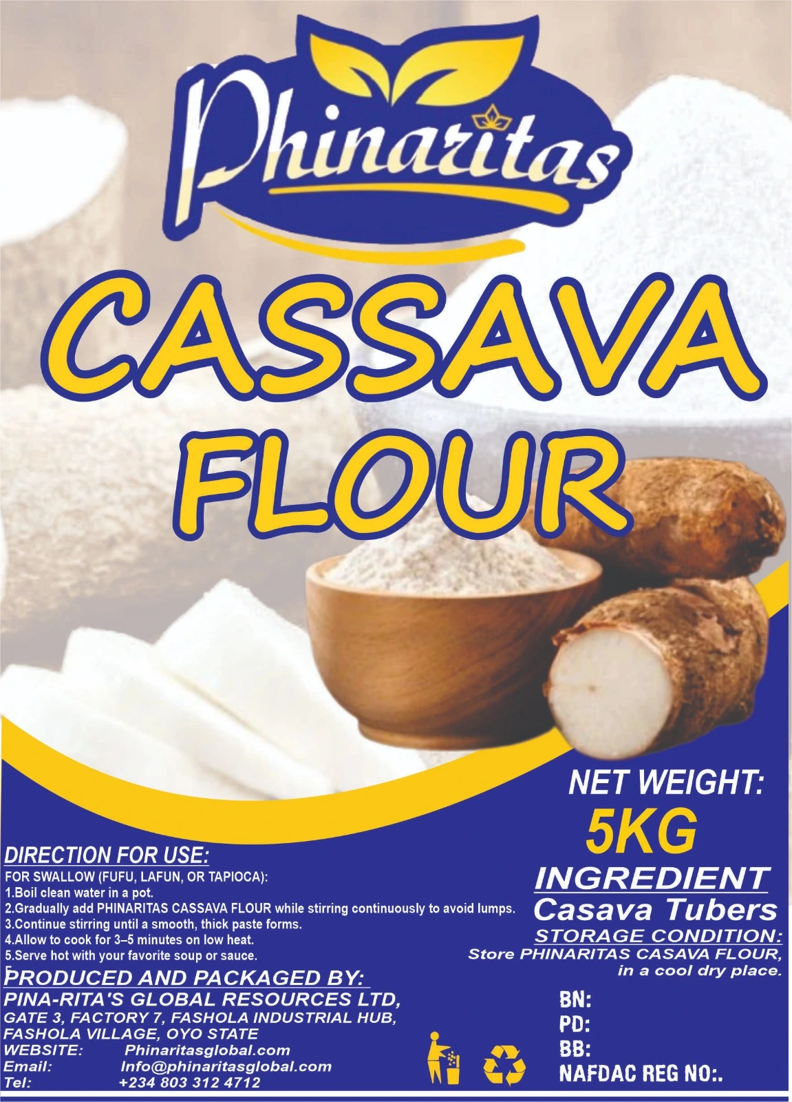 Cassava Flour (5kg)