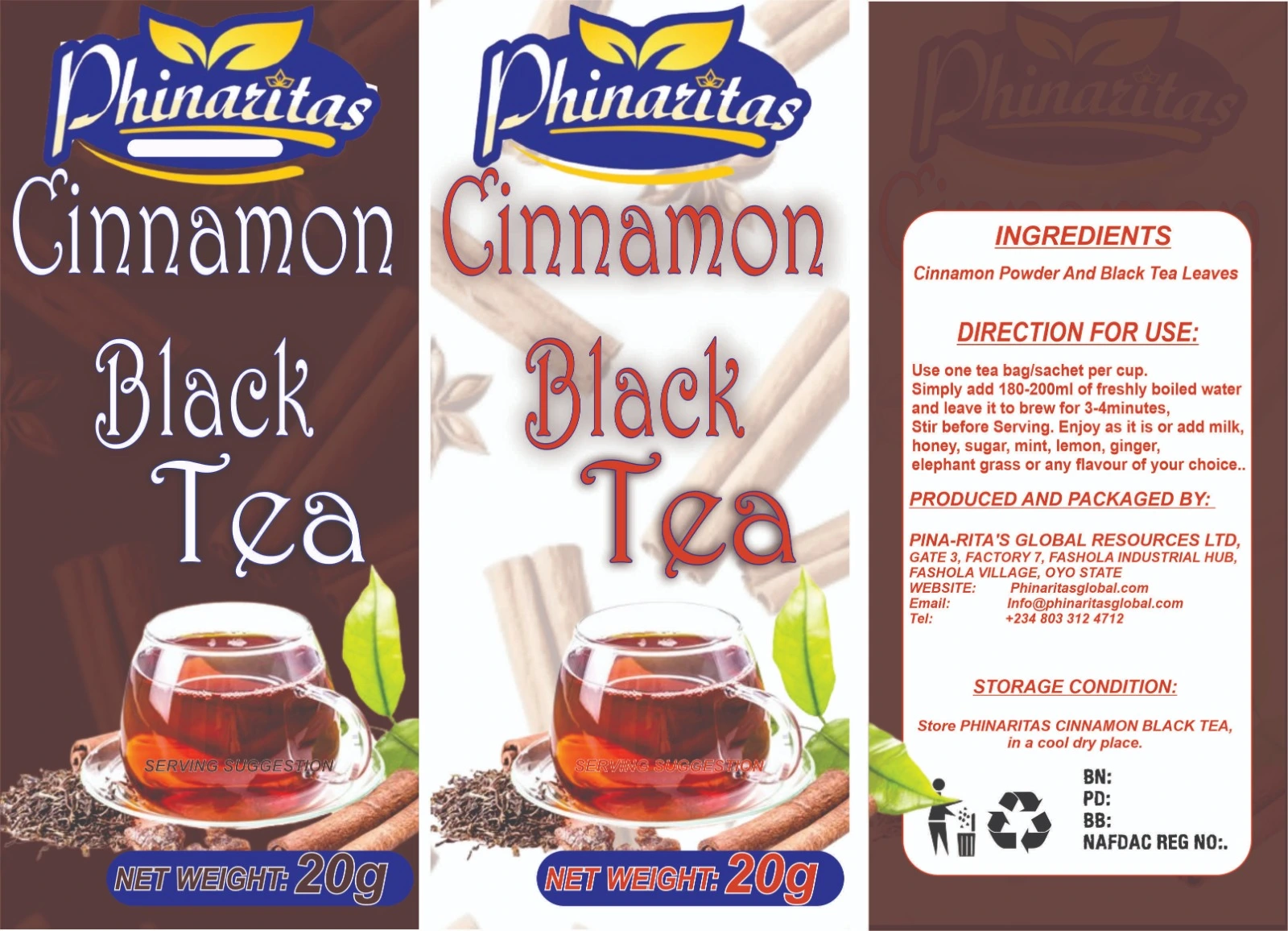 Cinnamon Black Tea (20g)